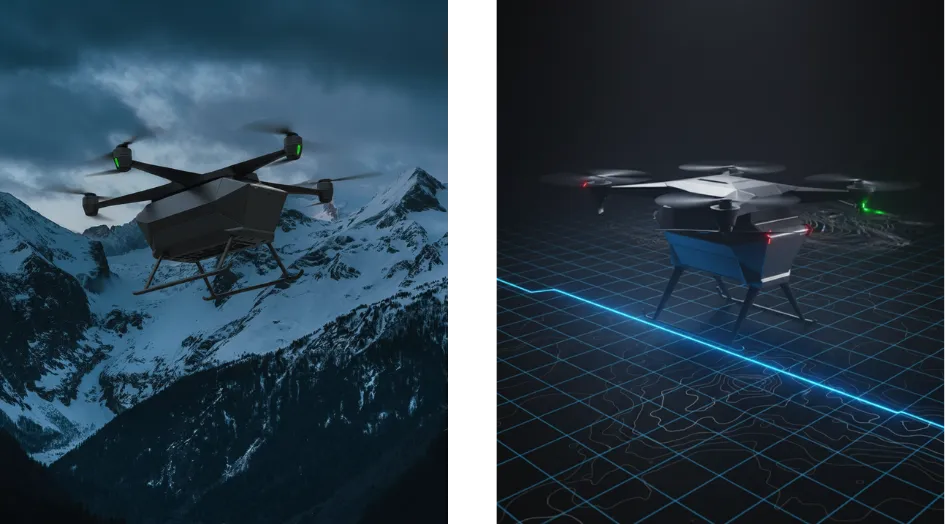 Aeroguardian Distance range 54 km Image